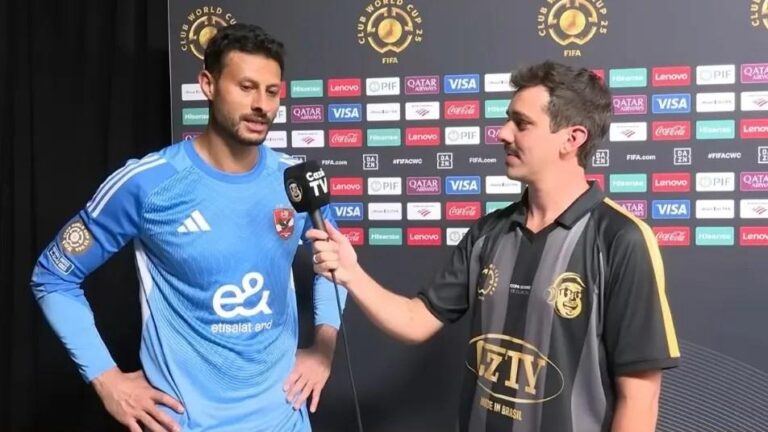 Tradutor deixa repórter sem entender o goleiro egípcio na Copa do Mundo de Clubes
