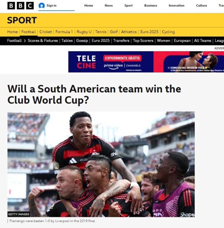 Times brasileiros surpreendem no Mundial de Clubes e impressionam jornalistas europeus