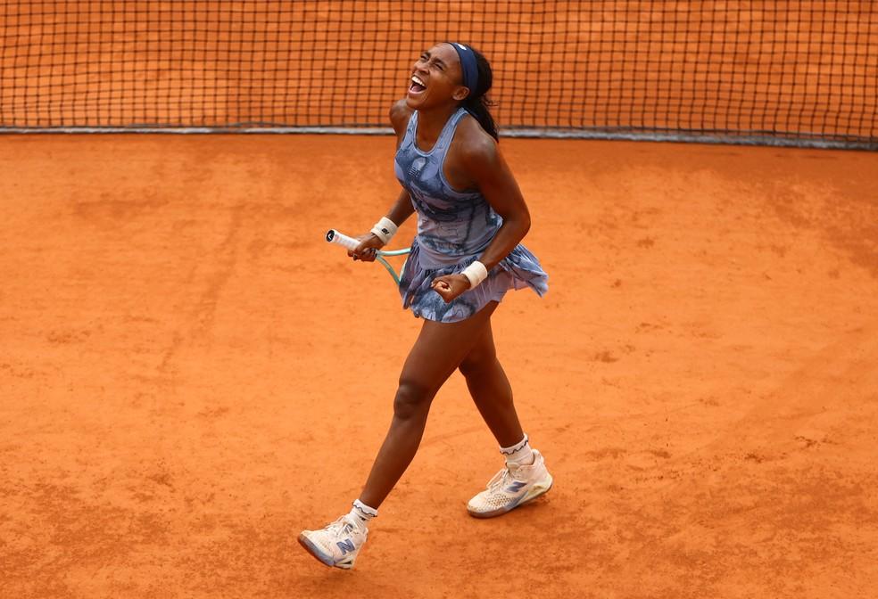 Coco Gauff comemora título em Roland Garros