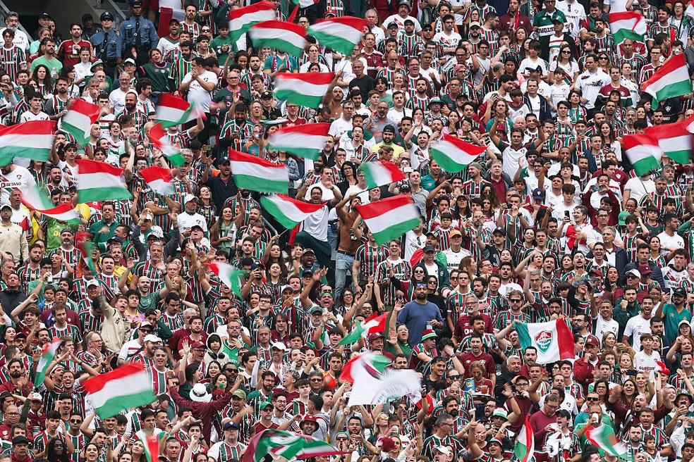 Torcida do Fluminense no MetLife Stadium