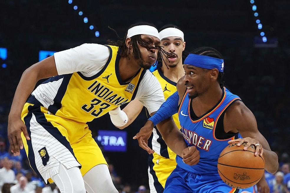 Shai Gilgeous-Alexander brilha na final da NBA contra o Indiana Pacers