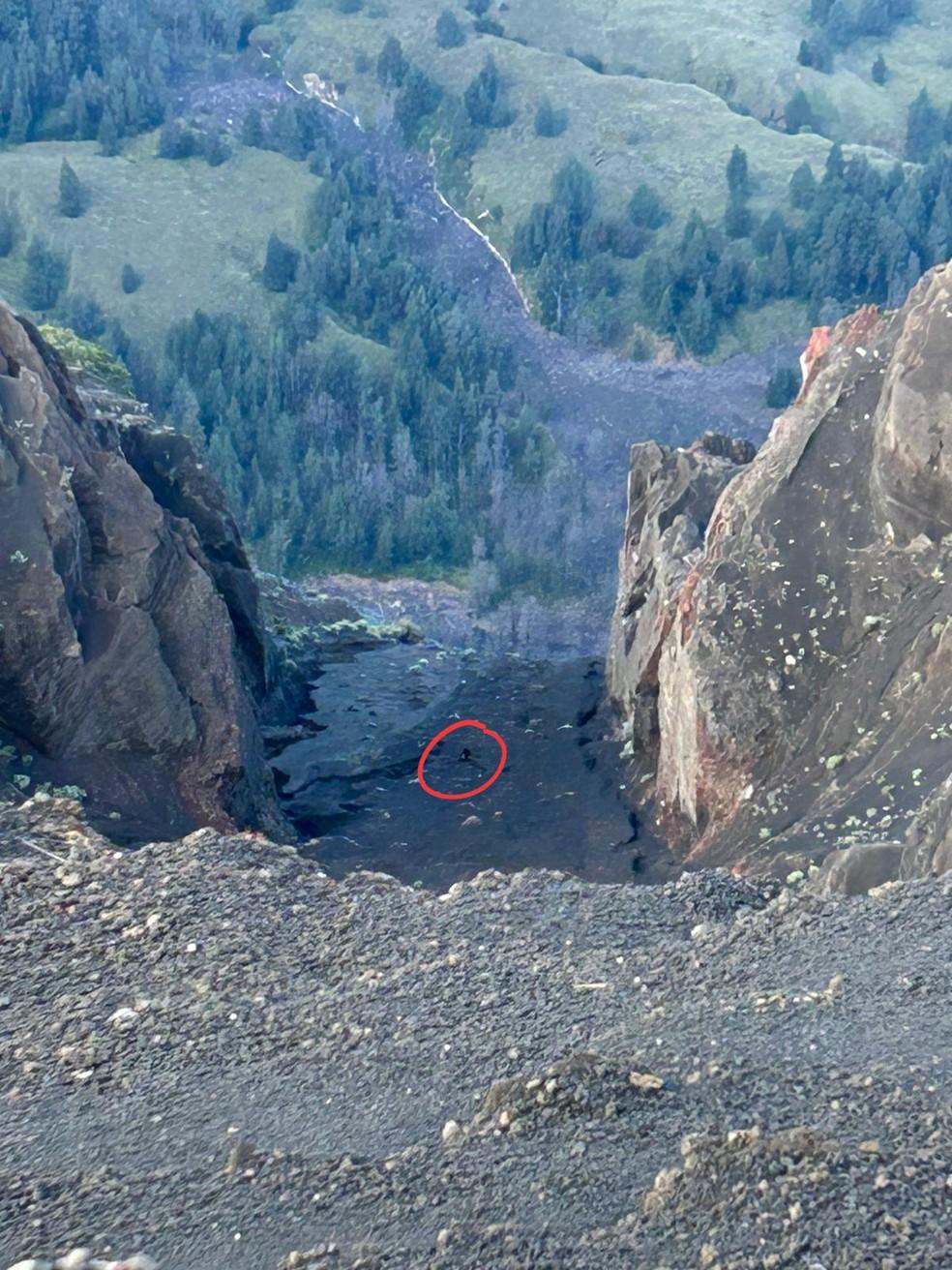 Imagem mostra distância da queda de brasileira na Indonésia