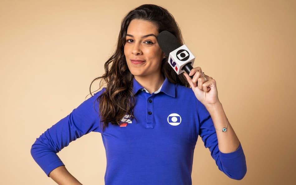 Renata Silveira no estádio