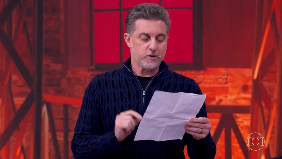 Carta escrita por Alexandre Frota