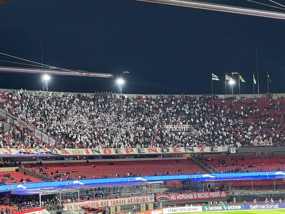 Torcida do São Paulo no Morumbis
