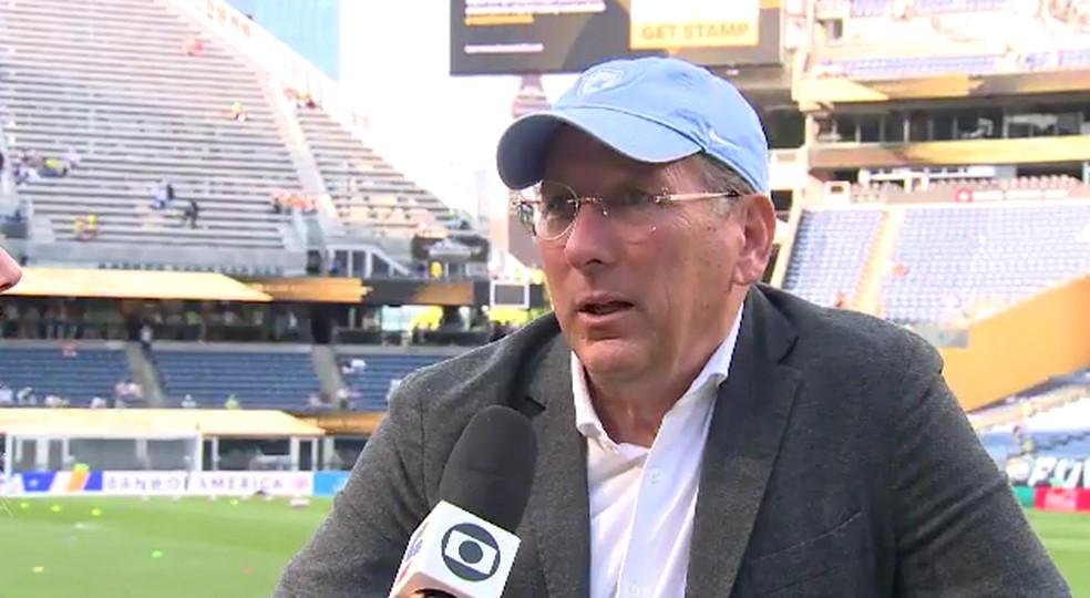 John Textor em entrevista à TV Globo