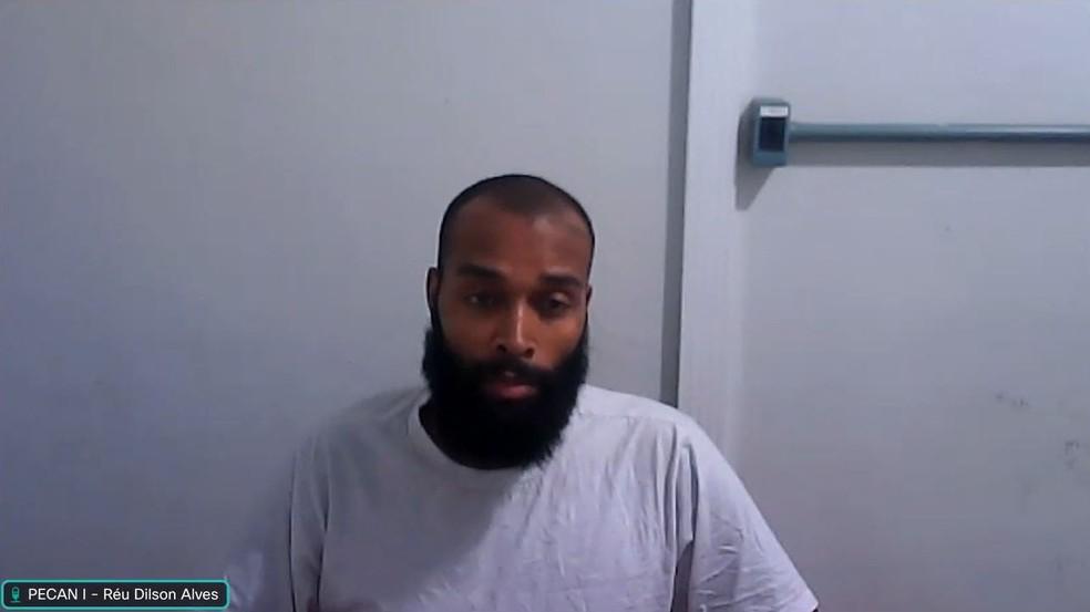 Nego Di durante depoimento à Justiça