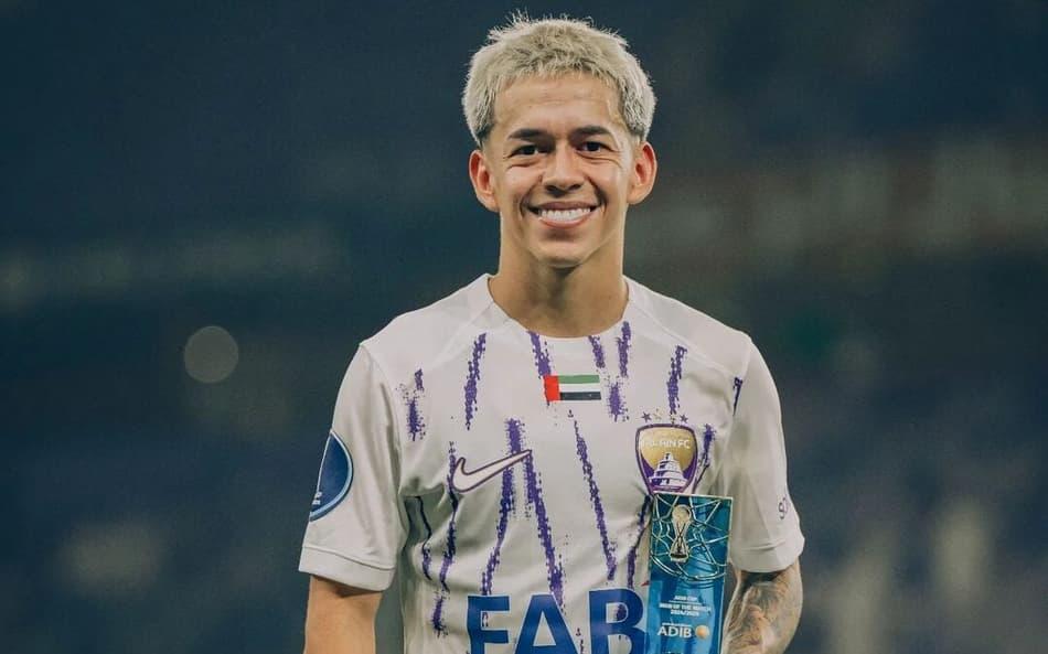 Matías Segovia, conhecido como Segovinha, em campo