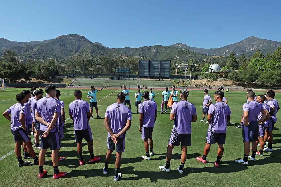 Treino do Botafogo nos Estados Unidos