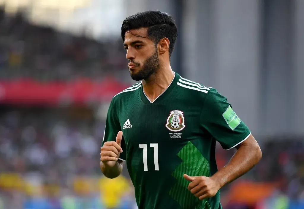 Carlos Vela com a camisa do México