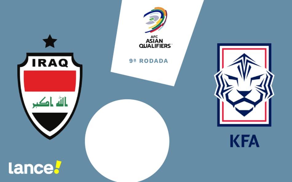 Iraque x Coreia do Sul pela 9º rodada das Eliminatórias Asiáticas da Copa do Mundo