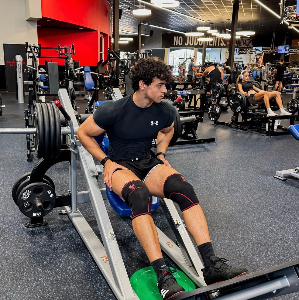 Victor Alexandre treinando