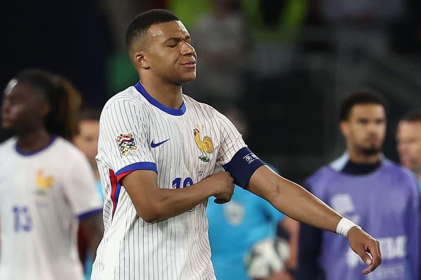 Mbappé reage à derrota da França para a Espanha na semifinal da Nations League