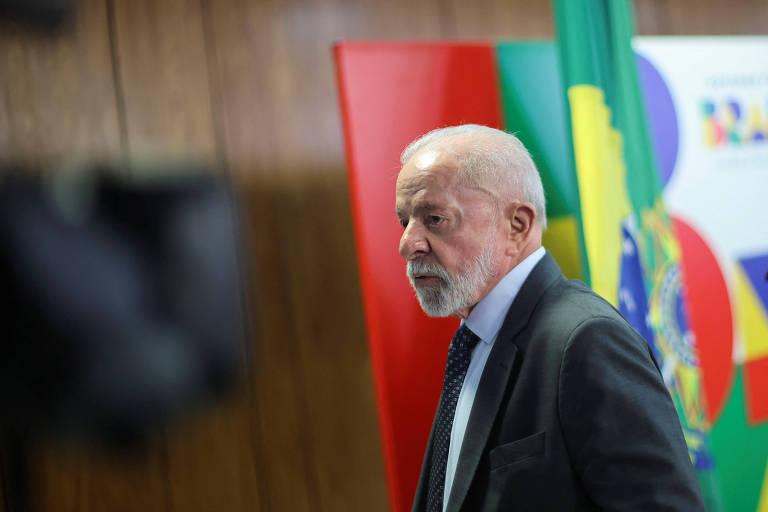 Lula em coletiva de imprensa