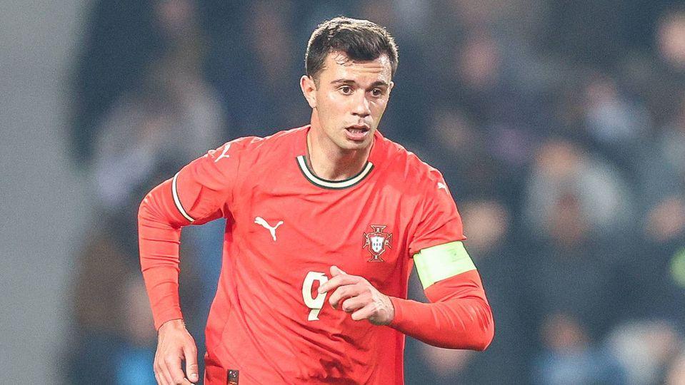 Henrique Araújo, capitão dos sub-21 de Portugal.