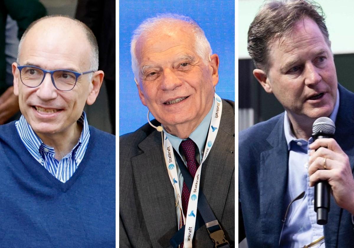 Enrico Letta, Josep Borrell e Nick Clegg