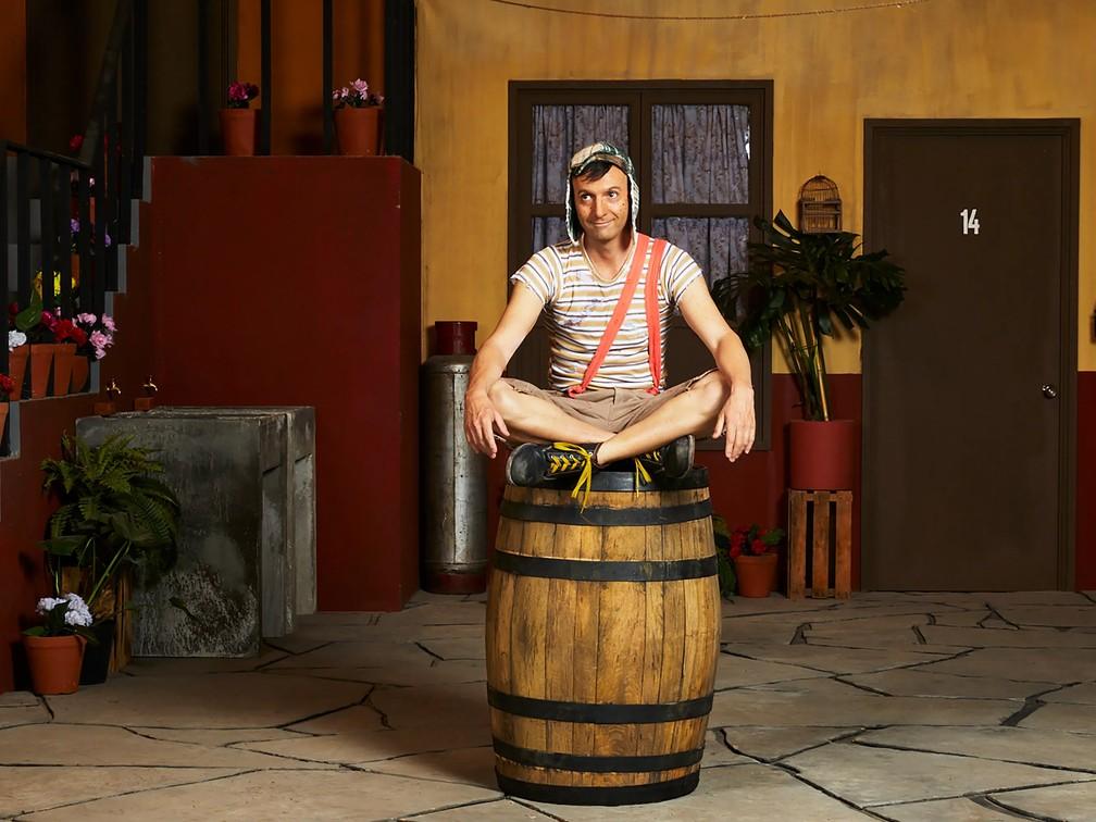 Pablo Cruz (Chaves) na série 'Chespirito: Sem querer querendo'