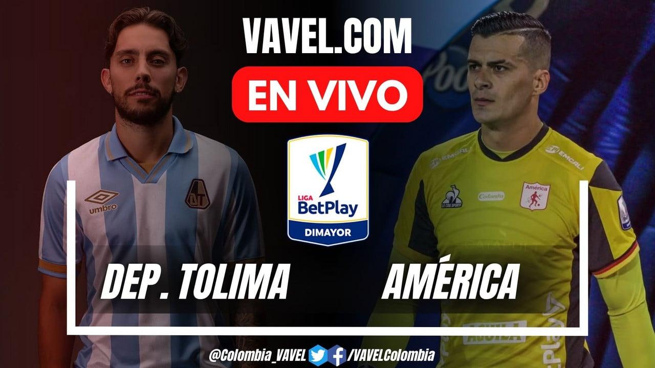 Resultado do jogo entre Deportes Tolima e América de Cali, 1-1