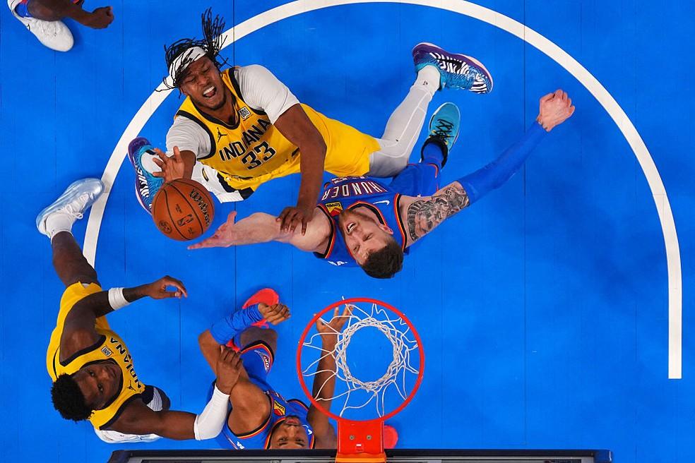 OKC Thunder x Indiana Pacers jogo 2 final da NBA