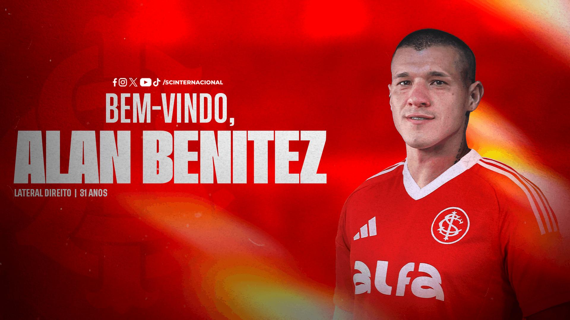 Alan Benítez assina pré-contrato com o Internacional