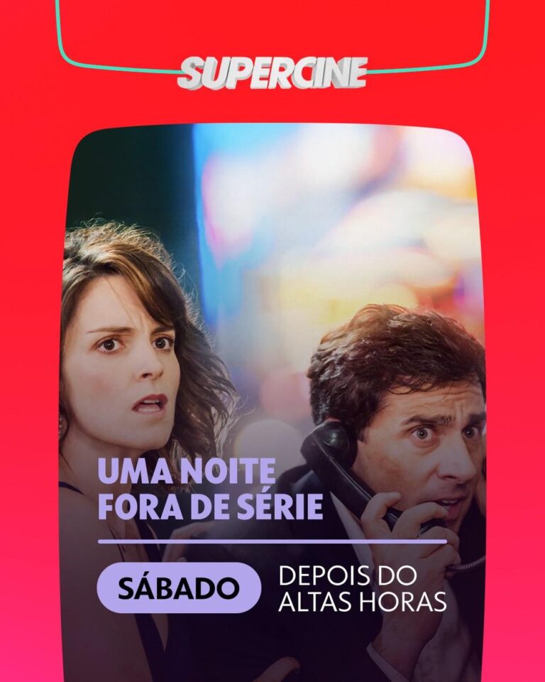 Supercine apresenta ‘Uma Noite Fora de Série’ com Steve Carell e Tina Fey