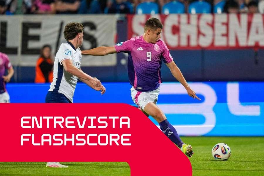 Nicolò Tresoldi ao serviço da seleção sub-21 da Alemanha