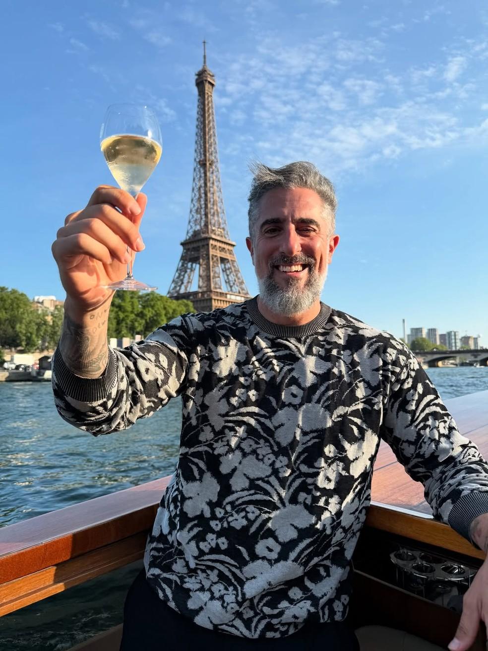Marcos Mion completa 46 anos em Paris, na França — Foto: Reprodução/Instagram