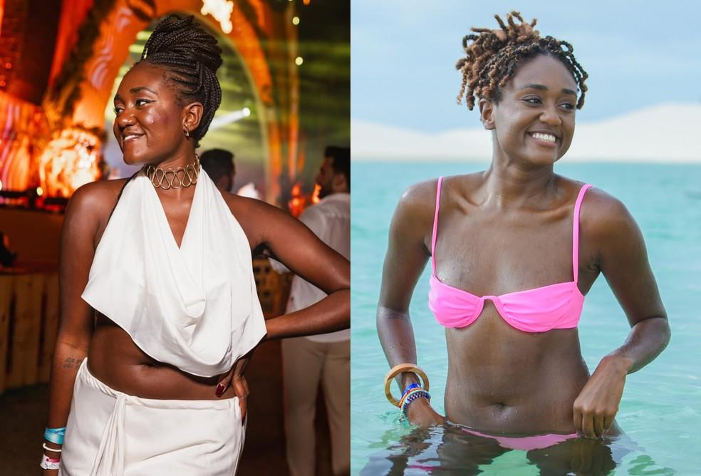 Sarah Aline com seu novo visual