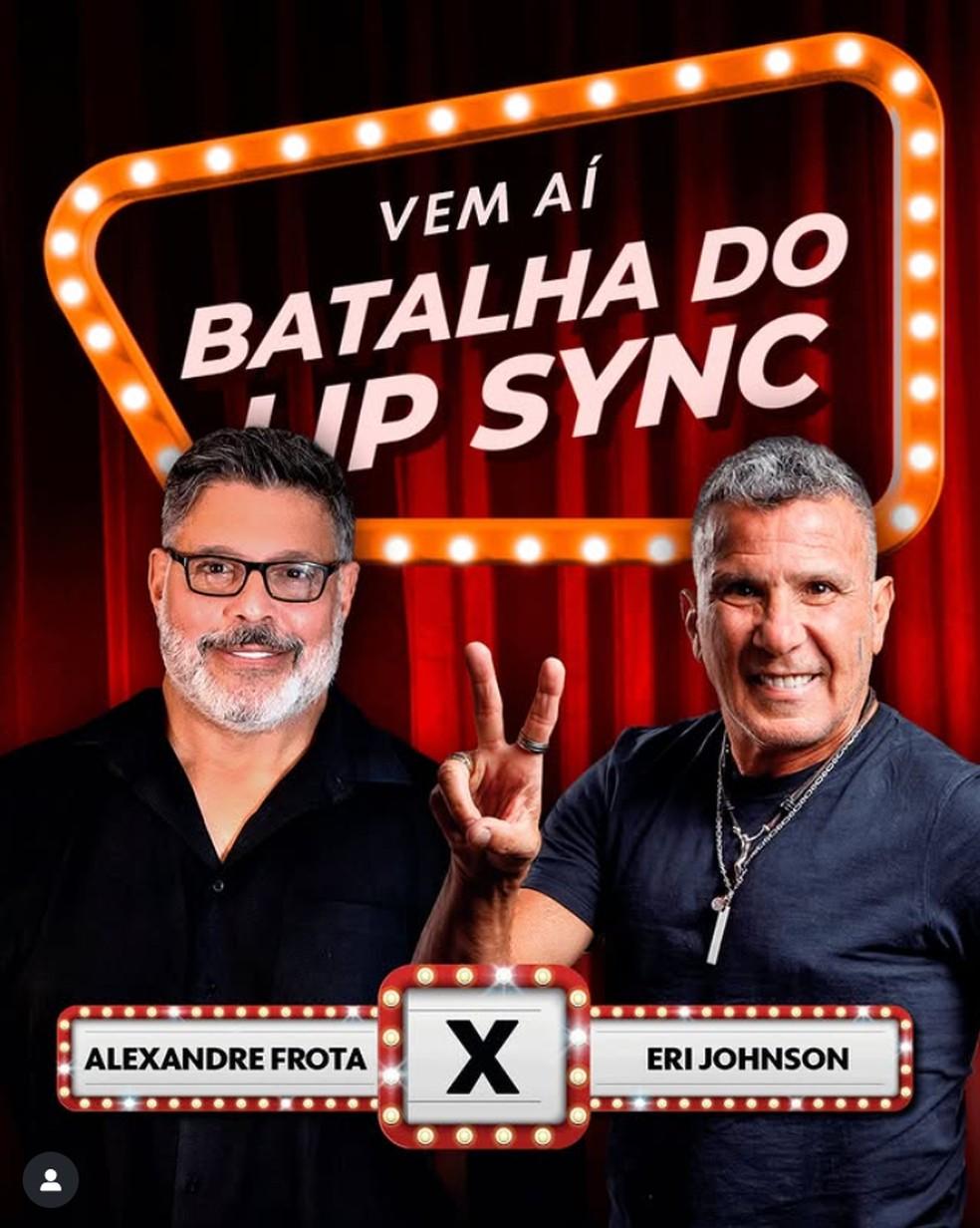 Batalha do Lip Sync vai reunir Alexandre Frota e Eri Johnson no Domingão com Huck