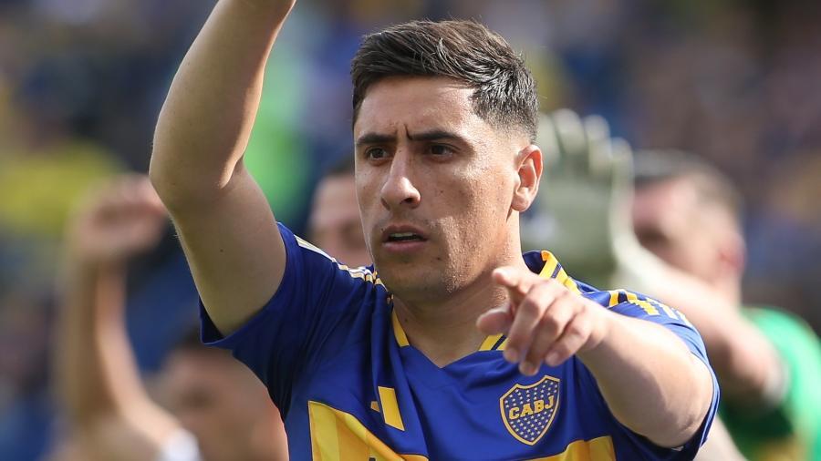 Miguel Merentiel, atacante do Boca Juniors.