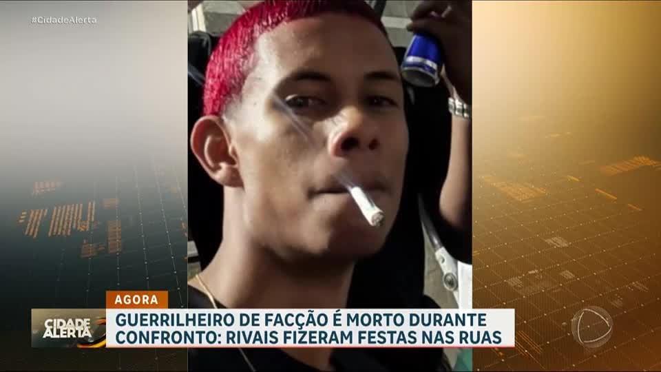 Traficante do Comando Vermelho é morto durante guerra entre facções.