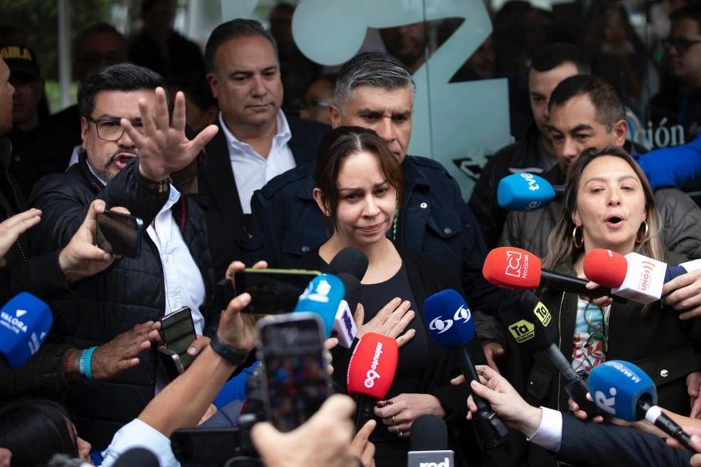 Maria Claudia Tarazona fala sobre o marido no hospital