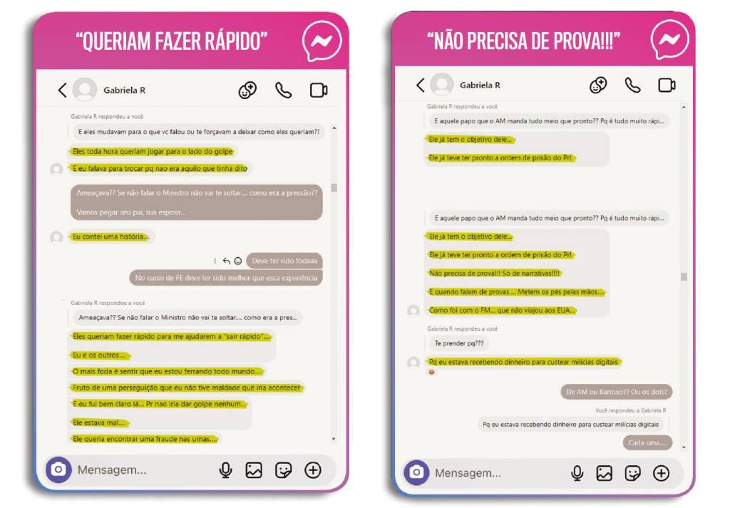 O ex-ajudante de ordens diz que se sentiu pressionado e que os investigadores teriam um objetivo preestabelecido, que era prender o ex-presidente.