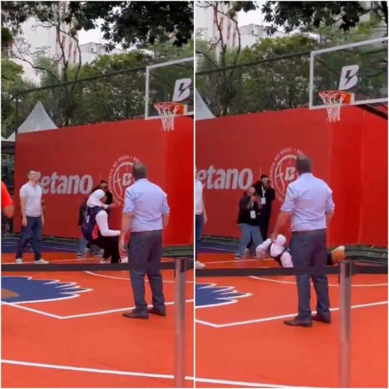 Giannis Antetokounmpo faz presença marcante no Brasil e protagoniza momento inusitado