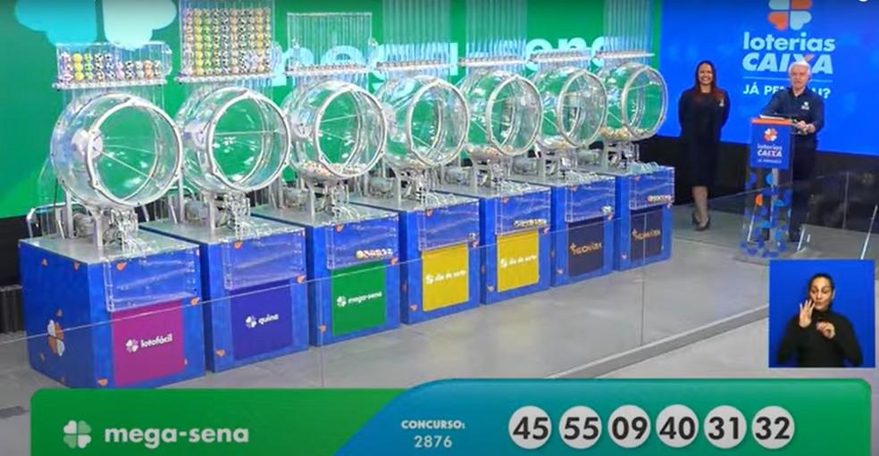 Resultado do sorteio 2876 da Mega-Sena