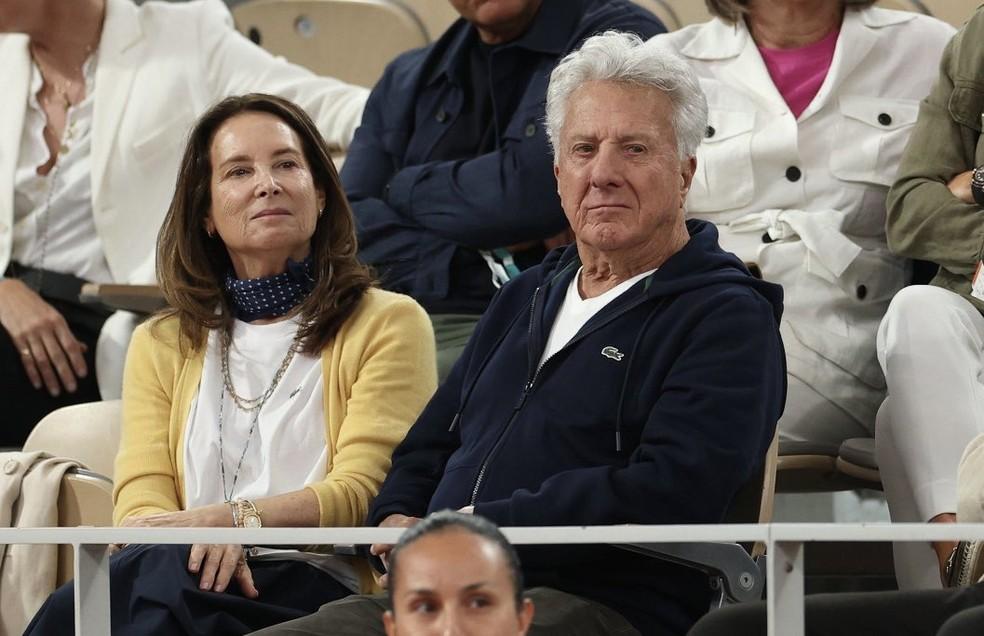 Dustin Hoffman assiste Sabalenka x Gauff em Roland Garros
