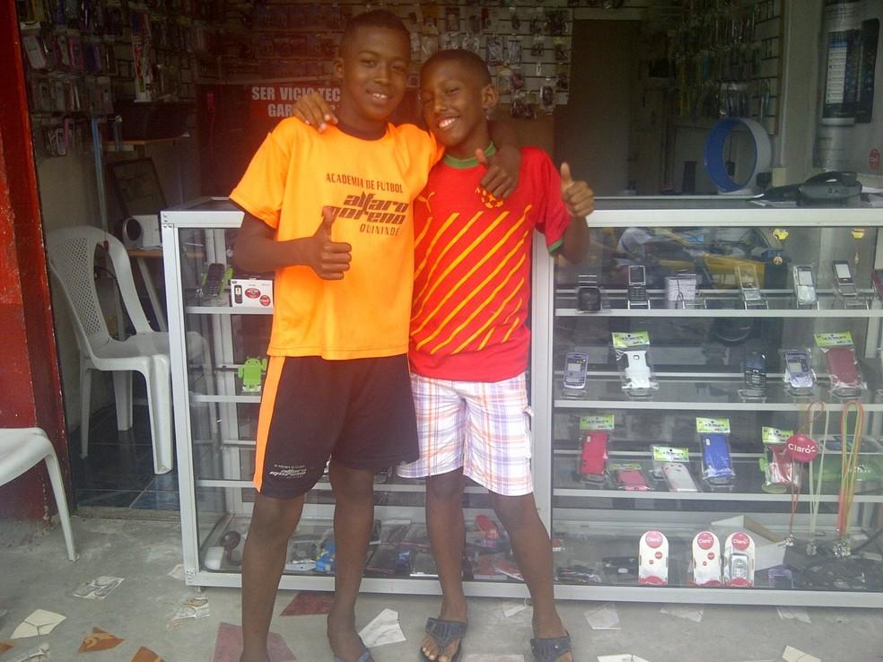 Willian Pacho na infância