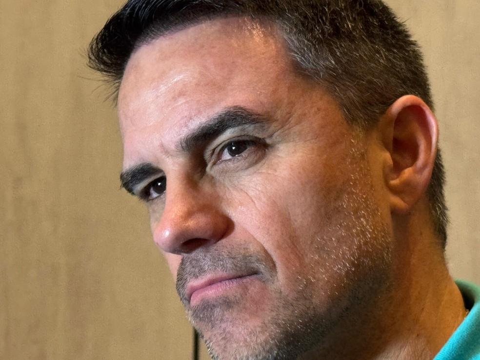 Rodrigo Caetano em entrevista ao ge em São Paulo