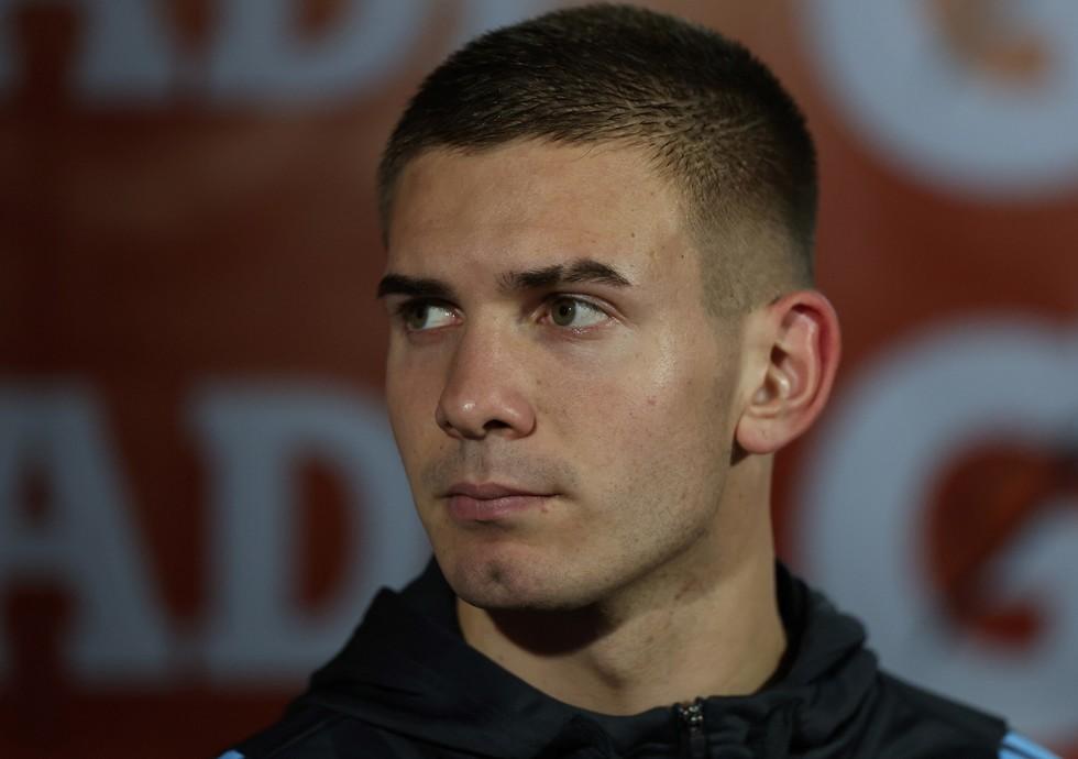 Mastantuono com a Seleção Argentina