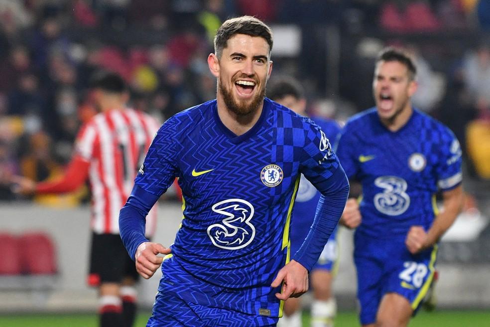 Jorginho em ação pelo Chelsea