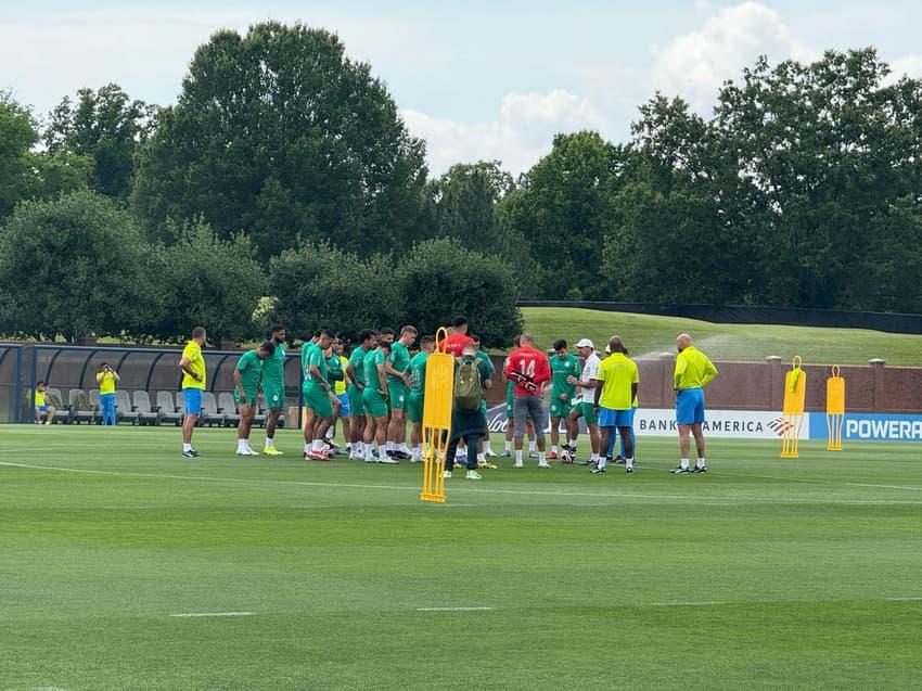 Treino do Palmeiras em Greensboro, nos Estados Unidos
