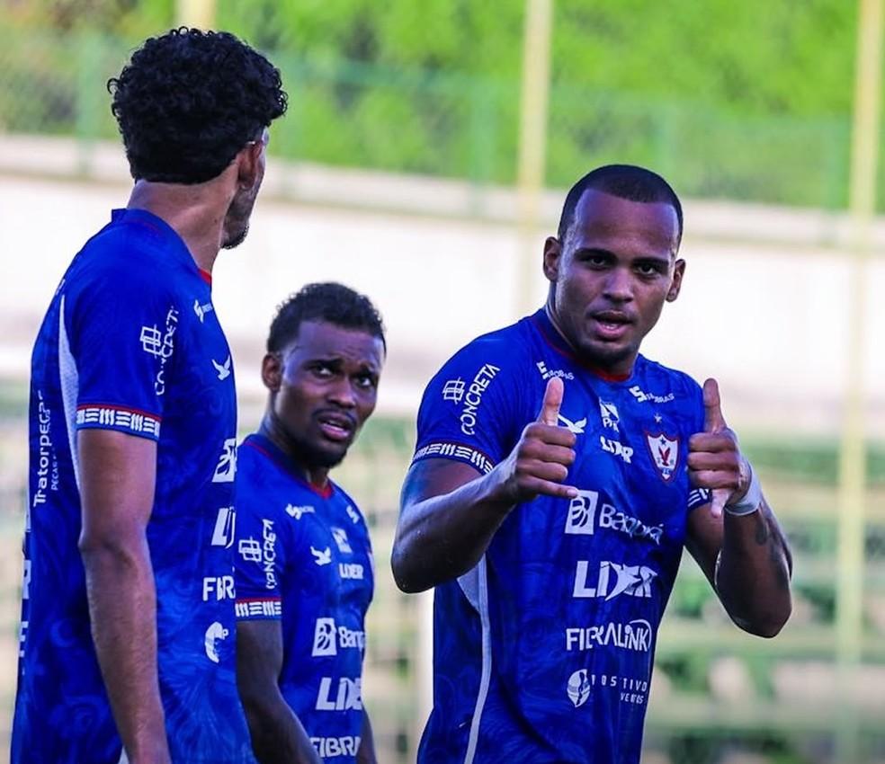 Daniel GTA marcou três gols na goleada do Águia contra o Humaitá pela Série D