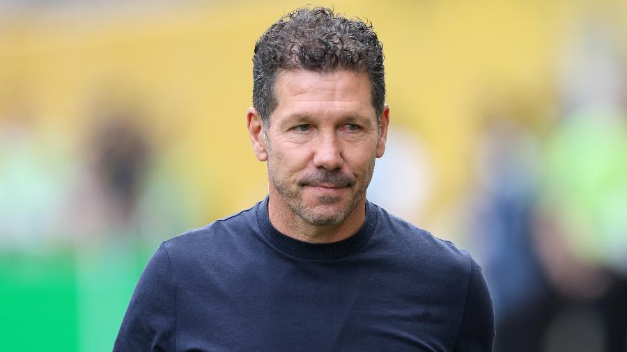 Diego Simeone, durante vitória do Atlético de Madri sobre o Seattle Sounders, no Mundial de Clubes.