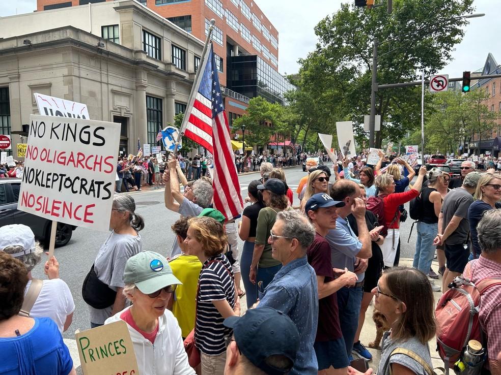 Protesto em Bethesda, Maryland