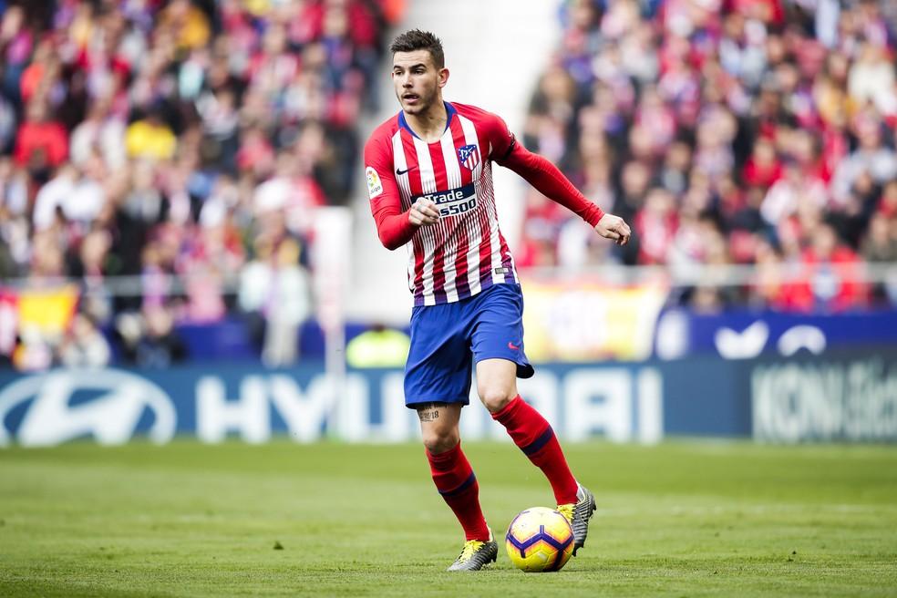 Lucas Hernández subiu para o profissional pelo Atlético de Madrid