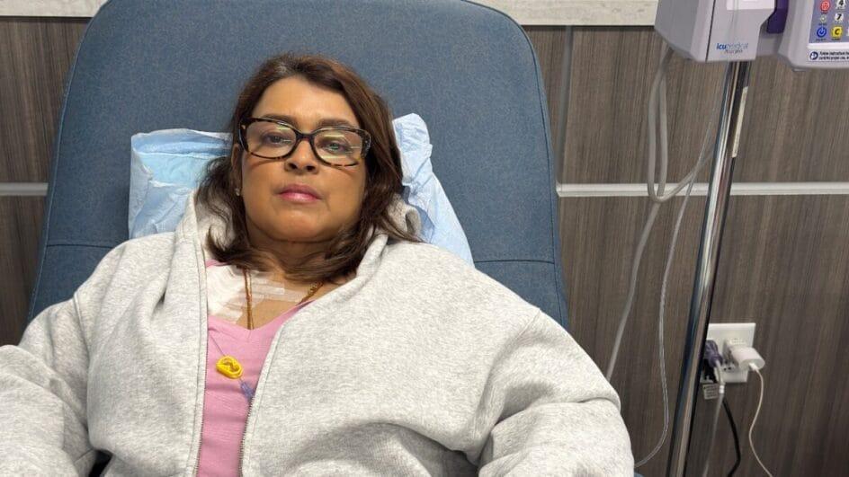 Preta Gil em seu tratamento