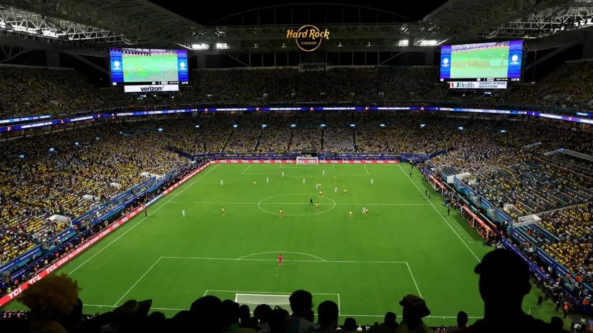 General view inside the stadium during the CONMEBOL Copa America 2024 Final match