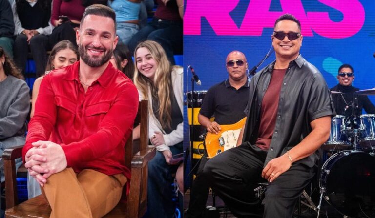 Diego Hypólito e Xanddy Agitam o Altas Horas da Globo