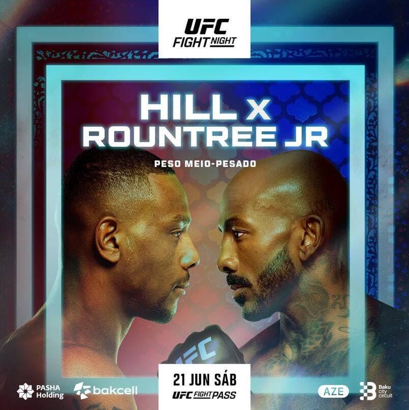 UFC Azerbaijão: Jamahal Hill x Khalil Rountree Jr