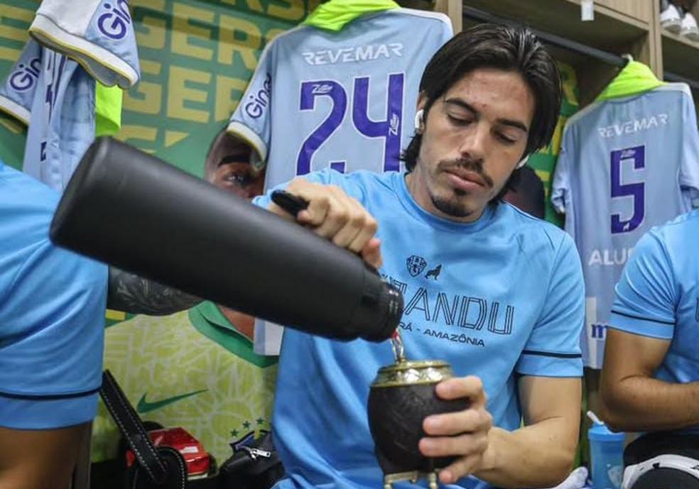 Benjamín Borasi e Joaquin Novillo, argentinos do elenco do Paysandu